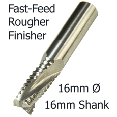 16mmØ Upcut Fast Feed x 90mm x 16mm- 3 Flute
